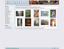 Tablet Screenshot of gallerylux.com